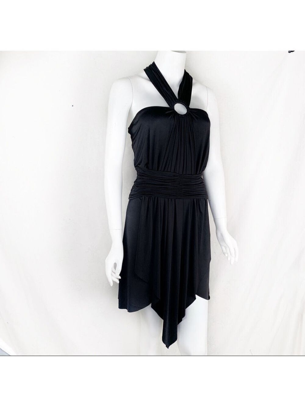 NEW-ELAN(NORDSTROM) Halter Tie/Ruched Waist Dress